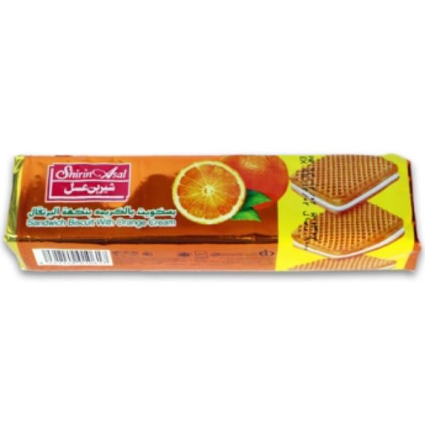 تصویر پیشفرض - بیسکوییت کرمدار پرتقال 120 گرمی شیرین عسل