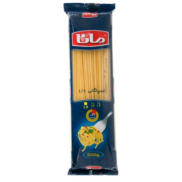 تصویر پیشفرض - اسپاگتی 500 گرمی قطر 1/6 مانا