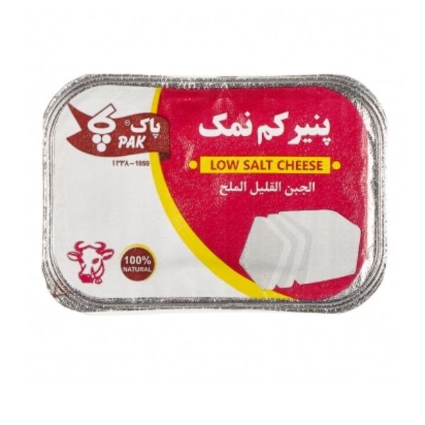 تصویر پیشفرض - پنیر کم نمک 300 گرمی پاک