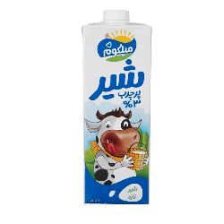 شیر پر چرب میلکوم 1 لیتری میهن