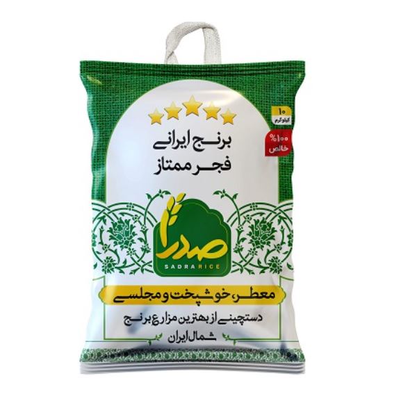 تصویر پیشفرض - برنج ایرانی فجر ممتاز 10 کیلوگرمی صدرا