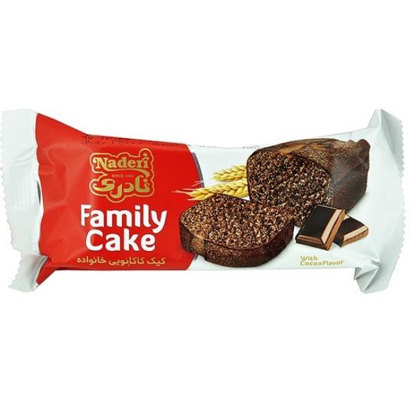 تصویر پیشفرض - کیک کاکائویی خانواده 100 گرمی نادری