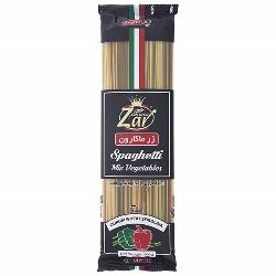 اسپاگتی مخلوط سبزیجات 500 گرمی 1/5 زرماکارون 