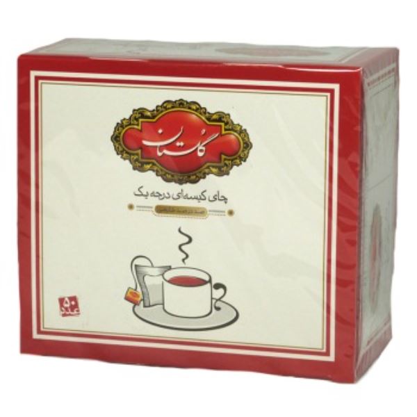تصویر پیشفرض - چای کیسه ای خارجی بسته 50 عددی گلستان